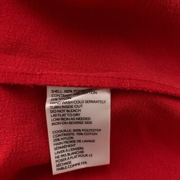 Pins And Needles Red Lace Trim Short Sleeve Dress Size 4 Polyester/Nylon Womens - Picture 3 of 11